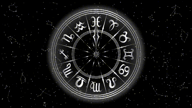 Mystical astrology representation