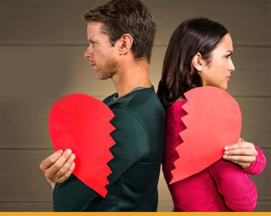 Couple sitting together resolving issues